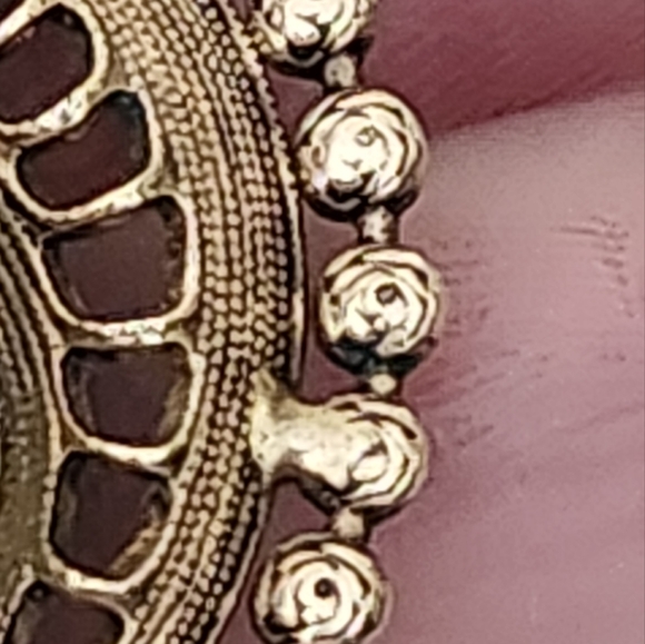 Vintage Dress-clip with Faux Pearl and Rhinestone - Picture 7 of 9